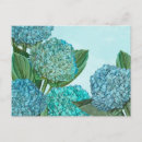 Recherche de hortensia bleu cartes postales Aquarelle