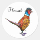 Recherche de faisan autocollants Aquarelle