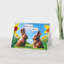 Recherche de drôles lapin chocolat pâques cartes Toute personne