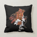 Recherche de japonais de fleurs coussins Décoratif