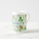 Recherche de motif floral tasses Jolie