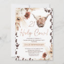 Recherche de vache brune invitations Impression de vache
