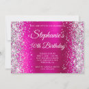 Recherche de hot pink 50th anniversaire invitations Girly