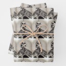 Recherche de squelette papier cadeau Effrayant