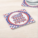 Recherche de rétro américain dessous de verres Rouge blanc et bleu