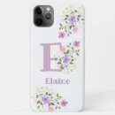 Recherche de lettre e iphone coques Floral