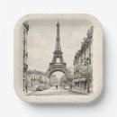 Recherche de tour eiffel vintage assiettes Voyage