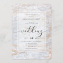 Recherche de marbre mariage invitations Élégant