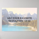 Recherche de beaux paysages posters Citation