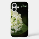 Recherche de fleur blanche iphone coques Monogramme