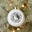 Recherche de symboles yin yang ornements Noir et blanc