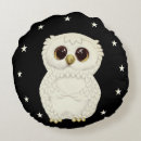Recherche de hibou blanc coussins Noir et blanc