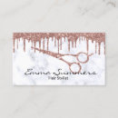 Recherche de ciseaux cartes visite Rose doré