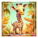 Recherche de girafe adorable art Animal