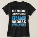 Recherche de géophysicien tshirts Profession