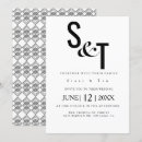 Recherche de blanc dos invitations Minimaliste