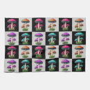 Recherche de champignons cuisine linges Motif
