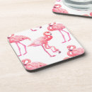 Recherche de flamants roses dessous de verres Motif