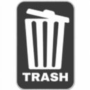 Recherche de poubelles autocollants Noir