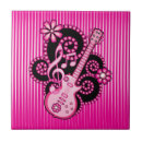 Recherche de notes musicales carreaux Fleurs