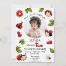 Recherche de ladybugs anniversaire invitations Floral
