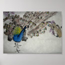 Recherche de peinture paon posters Aquarelle