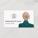 Recherche de cheveux blonds cartes visite Salon beauté