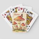 Recherche de champignons jeux de cartes Vintage