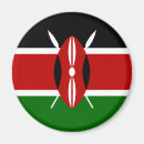 Recherche de drapeau du kenya magnets Pays