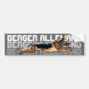 Recherche de chien police voiture autocollants Berger