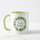 Recherche de charme chanceux tasses Irlandais