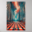 Recherche de motif abstrait posters Conception