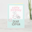 Recherche de lapin drôle vœux cartes Pour elle
