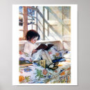 Recherche de lecture de fille posters Peinture
