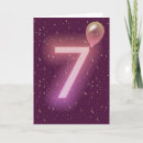 Recherche de 7ème anniversaire cartes Jeune fille