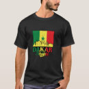 Recherche de dakar sénégal tshirts Drapeau