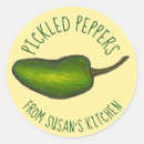 Recherche de poivrons autocollants Cuisine