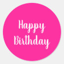 Recherche de joyeux anniversaire rose autocollants Mignon