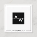 Recherche de formel cartes visite Noir et blanc