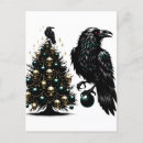Recherche de noël gothique cartes postales Corbeau