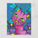 Recherche de chaton rose cartes postales Fleurs