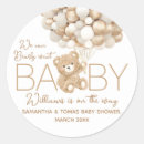 Recherche de décoration baby shower autocollants Nous pouvons attendre