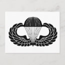 Recherche de parachutistes cartes postales Armée