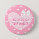 Recherche de coeurs rose de mariage badges Mère