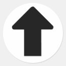 Recherche de flèche noire autocollants Direction