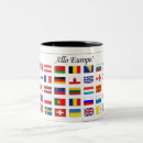 Recherche de drapeaux européens tasses Pays