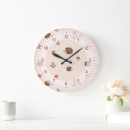 Recherche de hérissons horloges Bois