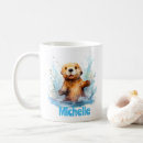 Recherche de loutres tasses Illustration