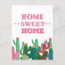 Recherche de home sweet home cartes postales Cactus