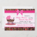 Recherche de camo rose invitations Bébé